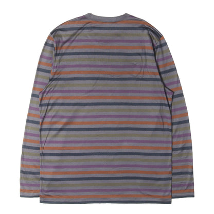 マルチボーダー カットソー / ロングスリーブ Tシャツ