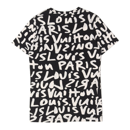 スティーブン スプラウス モノグラム グラフィティ Vネック Tシャツ
