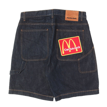 ×McDonalds Cactus Jack ペインター デニムショーツ