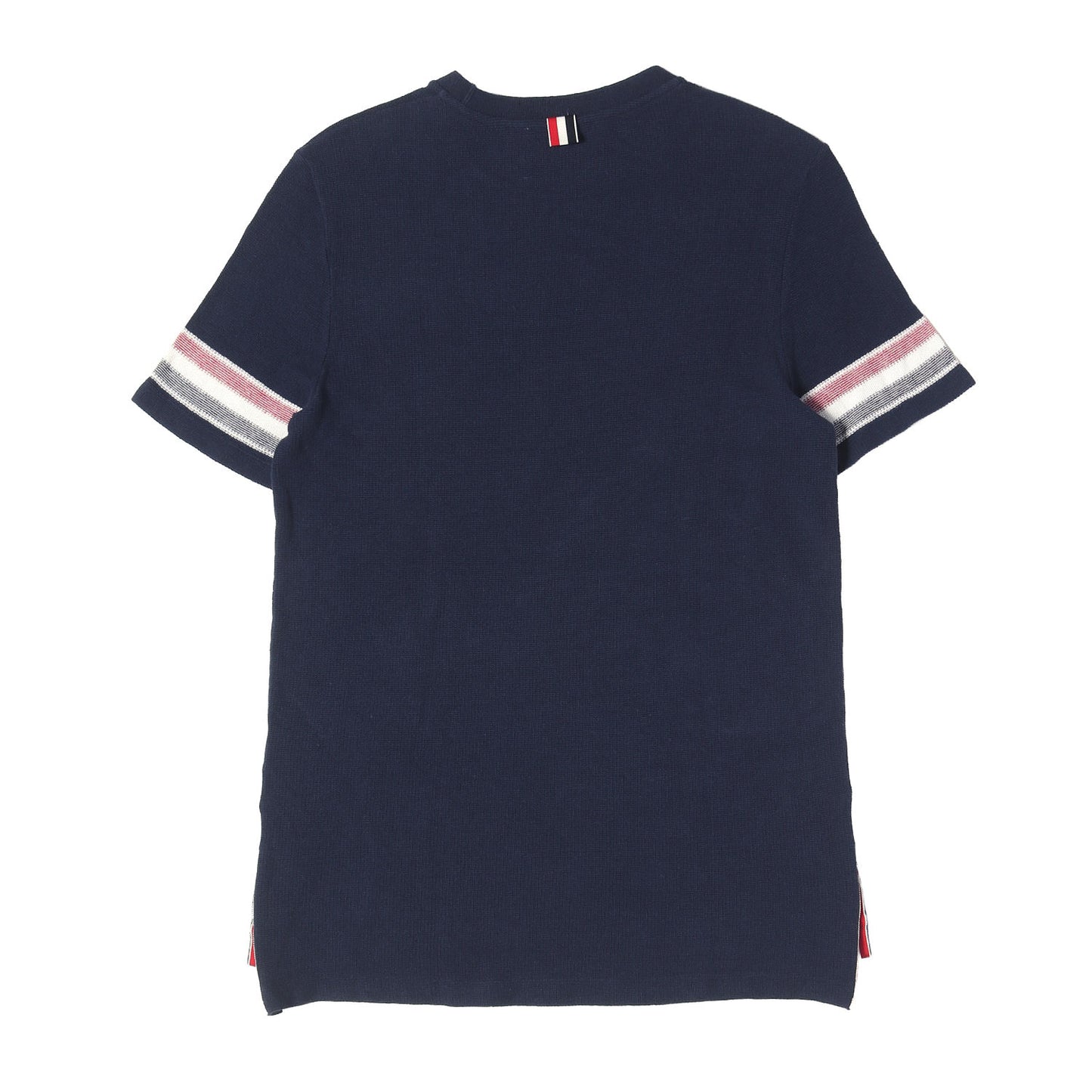 トリコロールライン コットンジャージー Tシャツ