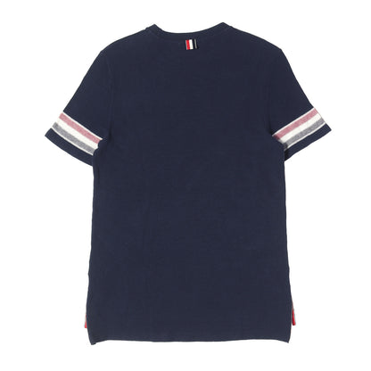 トリコロールライン コットンジャージー Tシャツ