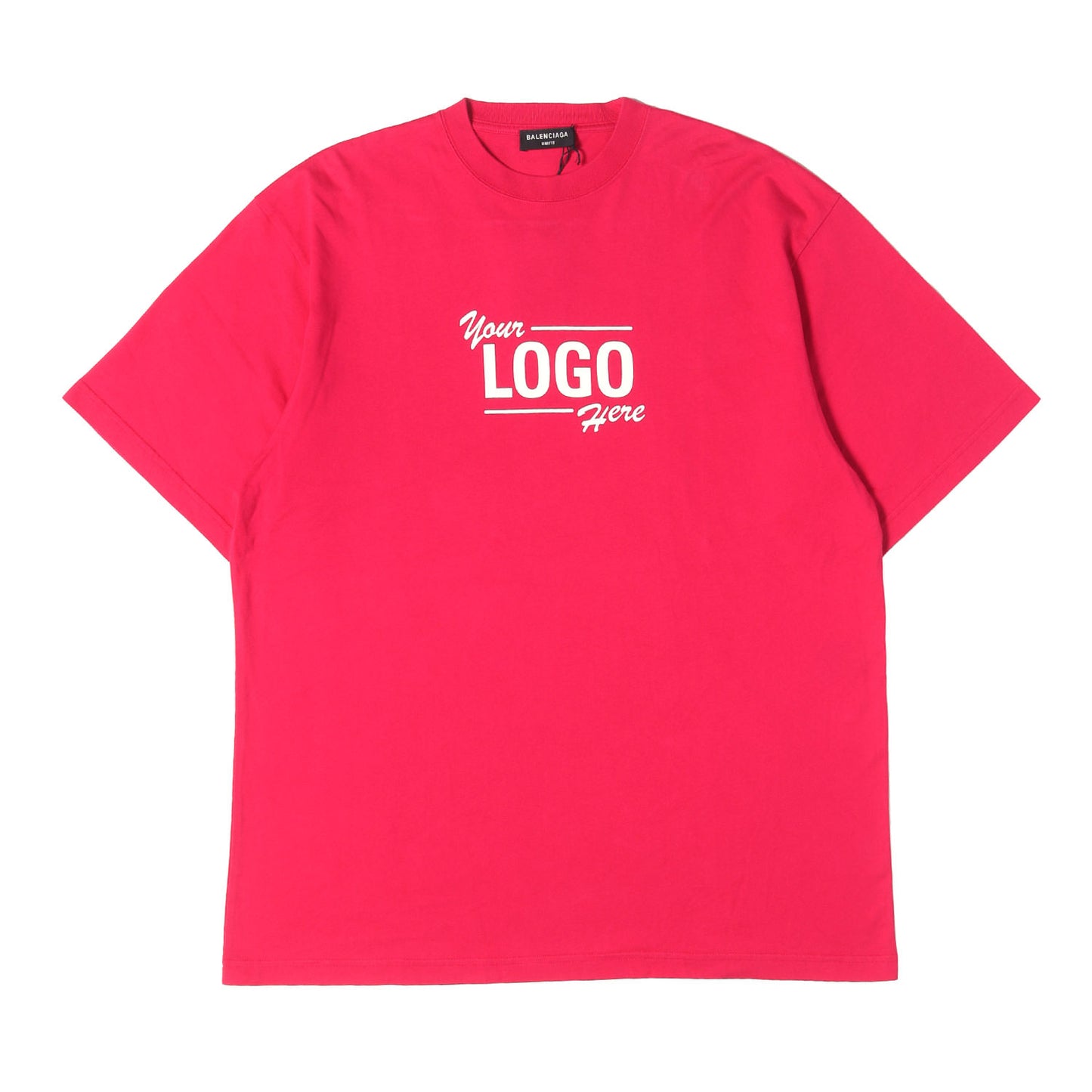 21SS ロゴプリント オーバーサイズ Tシャツ(Your Logo Here Flatground T-Shirt)