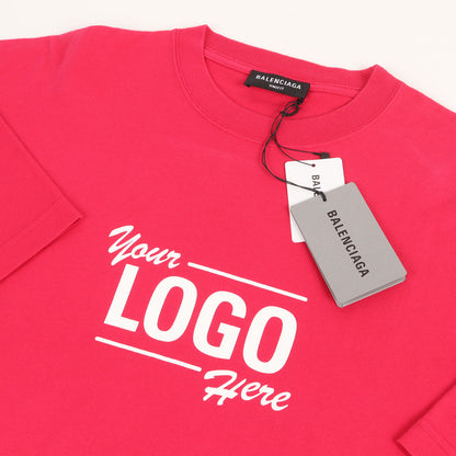 21SS ロゴプリント オーバーサイズ Tシャツ(Your Logo Here Flatground T-Shirt)