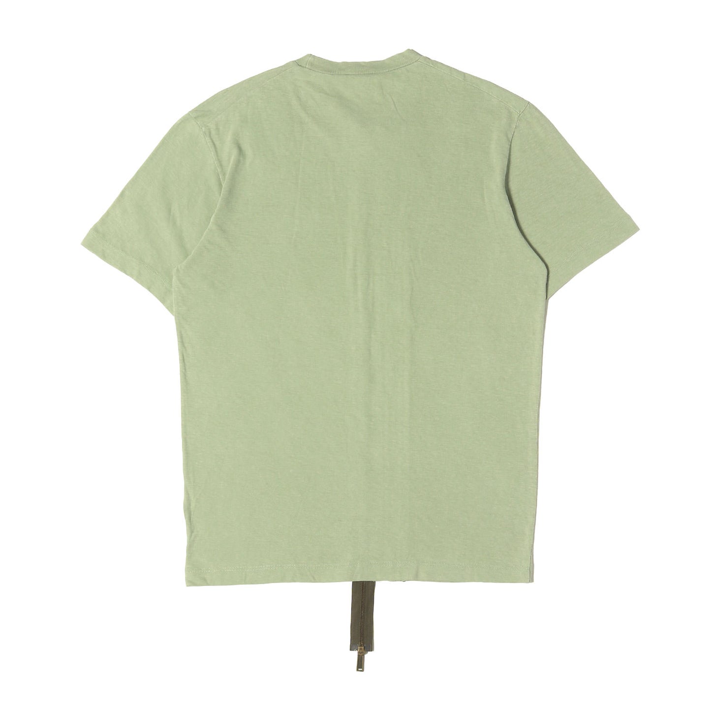 マルチジップデザイン クルーネック Tシャツ(Multi-Zip Cotton Jersey T-Shirt)
