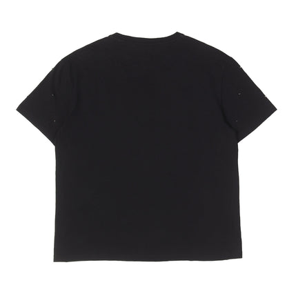 ピラミッドスタッズ付き クルーネック Tシャツ