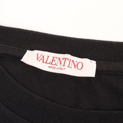 ピラミッドスタッズ付き クルーネック Tシャツ