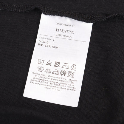 ピラミッドスタッズ付き クルーネック Tシャツ