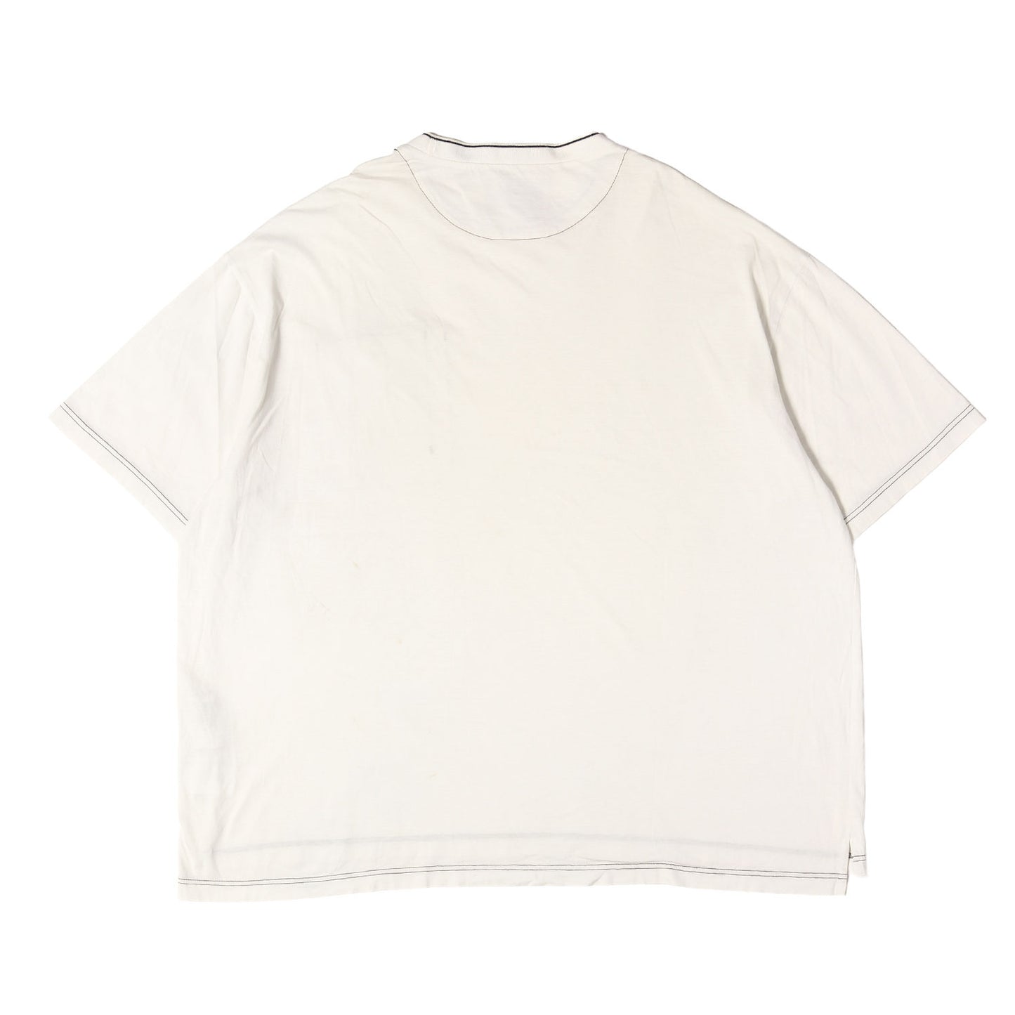 21SS トライアングルロゴプレート付き ナイロンポケット Tシャツ(UJN790 S221 10D3)