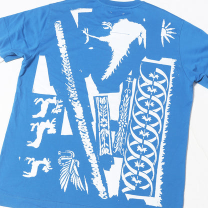 グラフィックプリント レイヤード オーバーサイズ Tシャツ(OVERSIZED FIT)