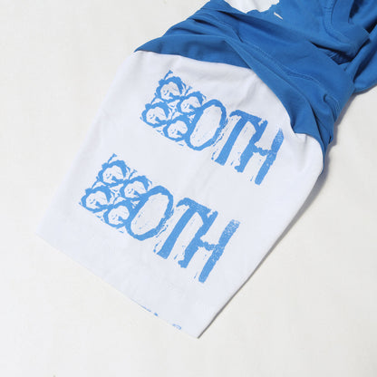 グラフィックプリント レイヤード オーバーサイズ Tシャツ(OVERSIZED FIT)