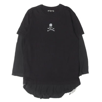 20SS MASTERMIND WORLD メッシュレイヤード ロングスリーブ Tシャツ