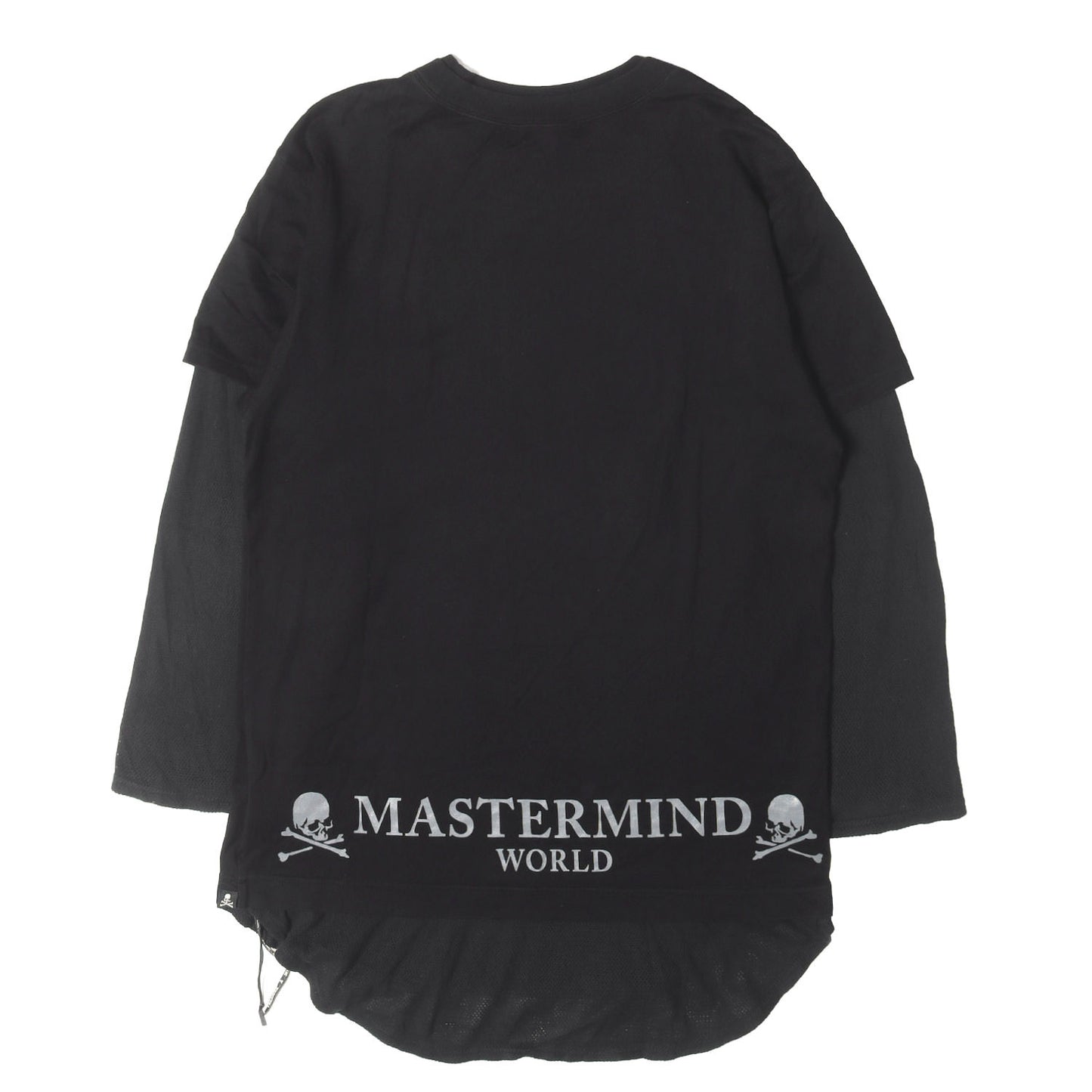 20SS MASTERMIND WORLD メッシュレイヤード ロングスリーブ Tシャツ