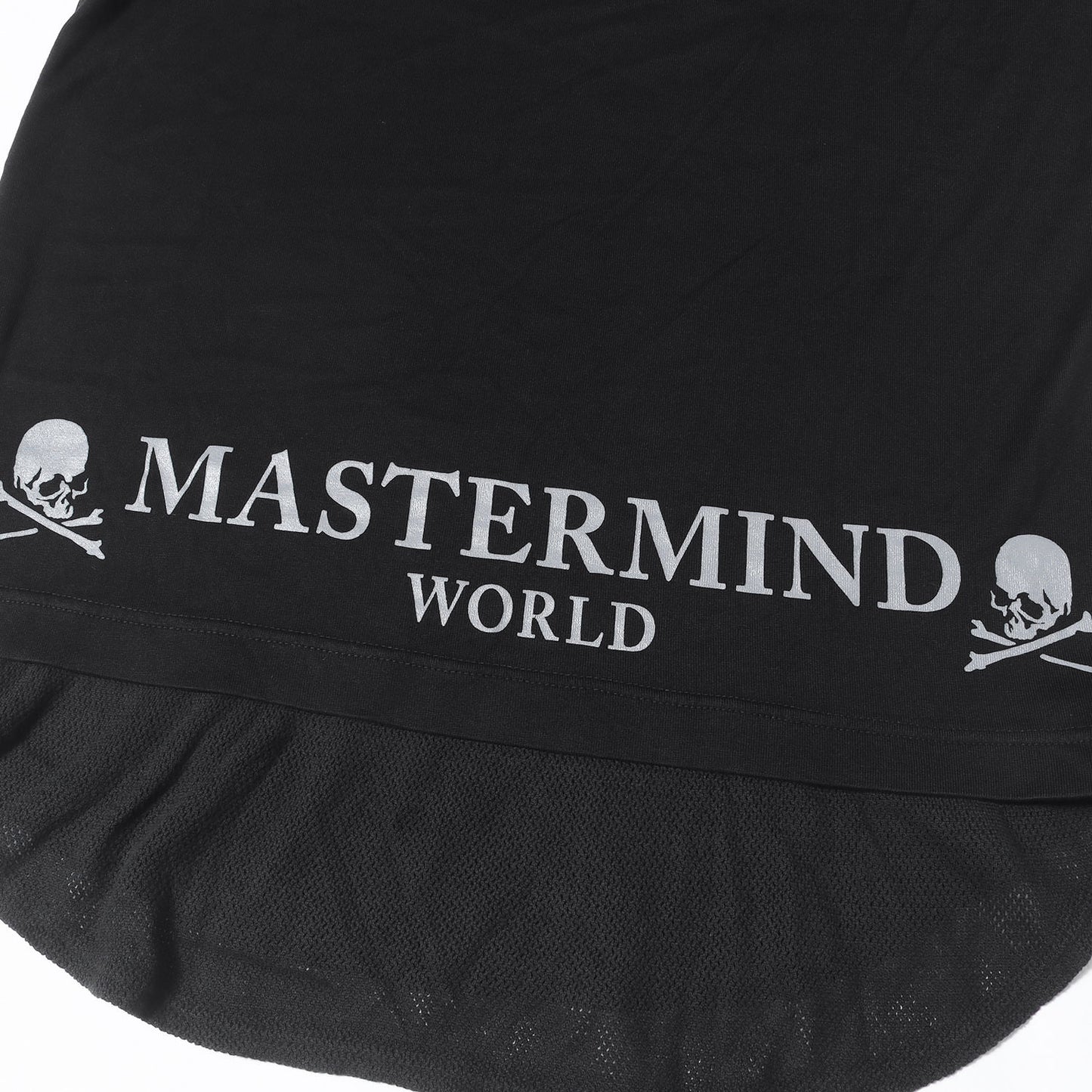 20SS MASTERMIND WORLD メッシュレイヤード ロングスリーブ Tシャツ