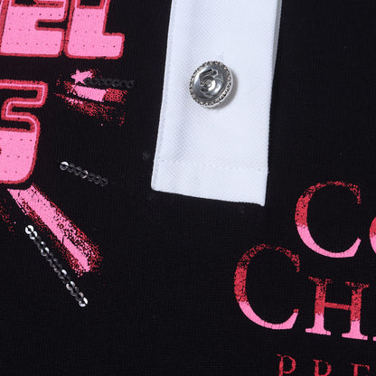 21SS GABRIELLE COCO No5 マルチロゴ スウェット ポロシャツ(P70689V62077)