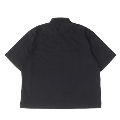 24SS ワッペン付き T/Cツイル ワーク 半袖シャツ(S/S WORK SHIR)