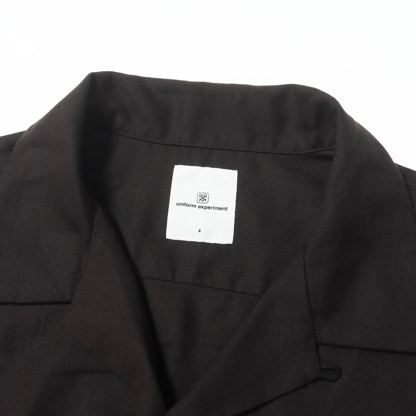 24SS ロゴ刺繍 オープンカラー レーヨン 半袖シャツ(WASHABLE RAYON OPEN COLLAR SHIRT)