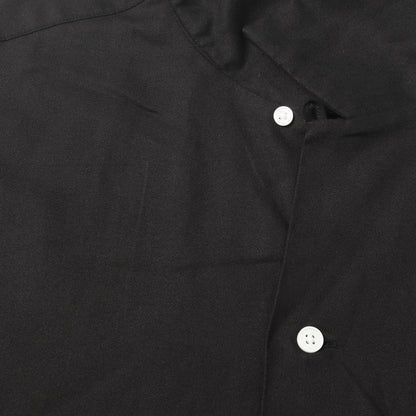 24SS ロゴ刺繍 オープンカラー レーヨン 半袖シャツ(WASHABLE RAYON OPEN COLLAR SHIRT)