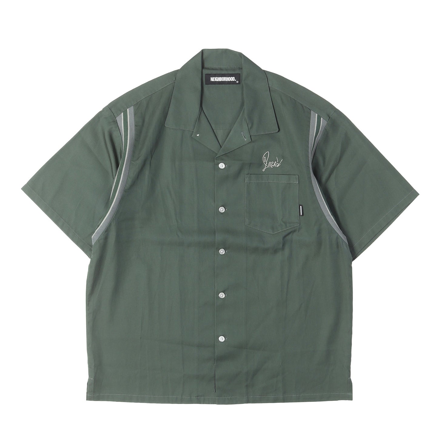 22SS ロゴ刺繍 ボーリング 半袖シャツ(BOWLING LC SHIRT)