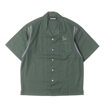 22SS ロゴ刺繍 ボーリング 半袖シャツ(BOWLING LC SHIRT)