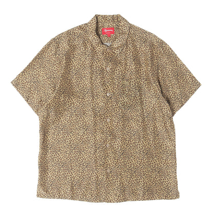 22SS レオパード柄 シルク 半袖シャツ(Leopard Silk S/S Shirt)