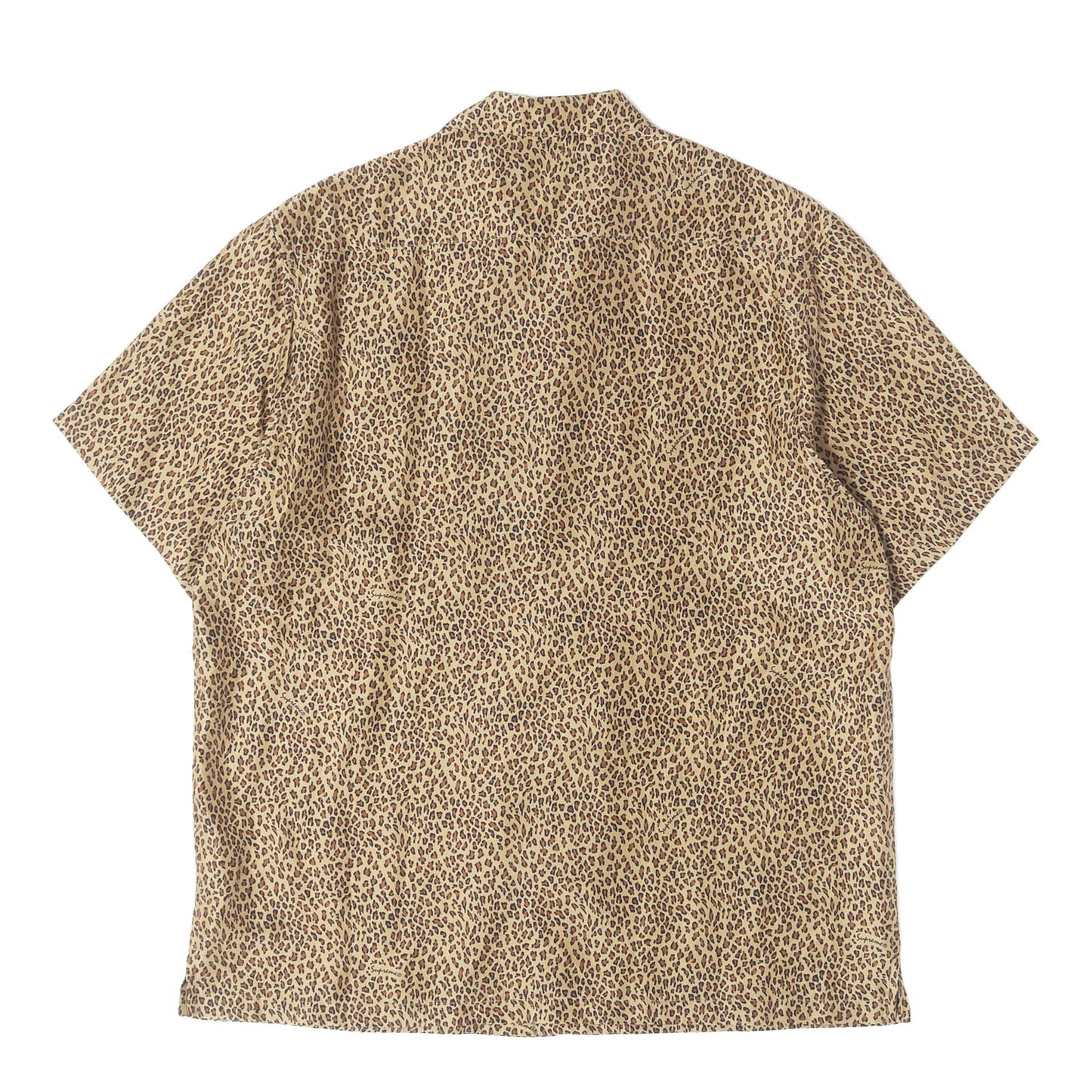 22SS レオパード柄 シルク 半袖シャツ(Leopard Silk S/S Shirt)