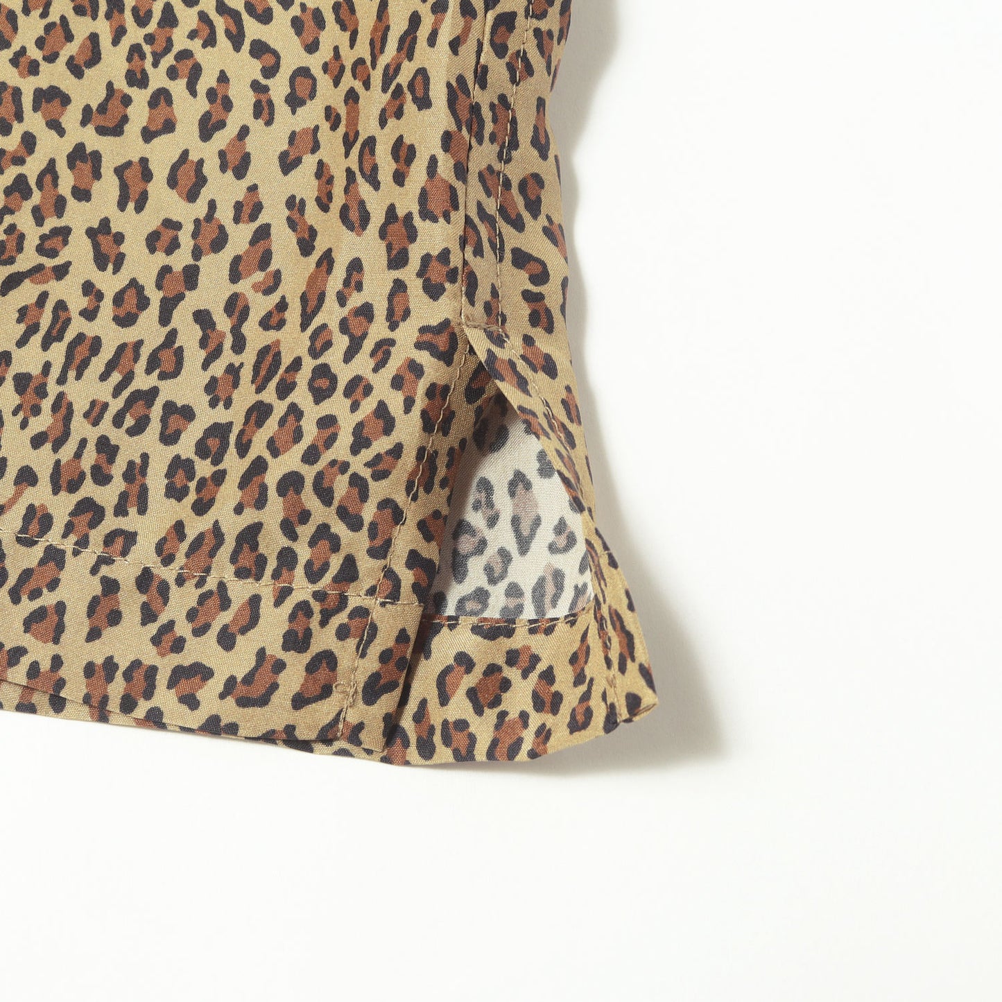 22SS レオパード柄 シルク 半袖シャツ(Leopard Silk S/S Shirt)