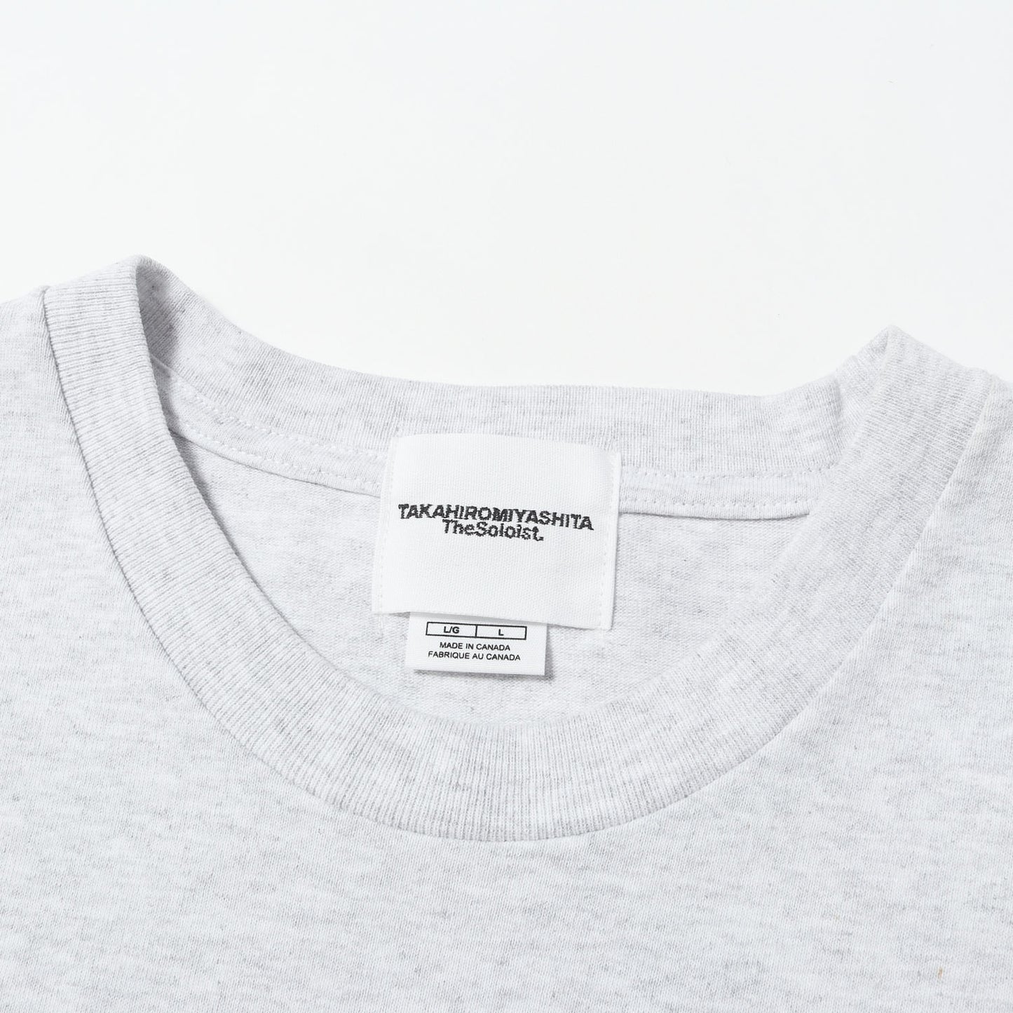 ×Mark Gonzales / SUICOKE レターロゴ クルーネック ポケット Tシャツ