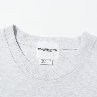×Mark Gonzales / SUICOKE レターロゴ クルーネック ポケット Tシャツ