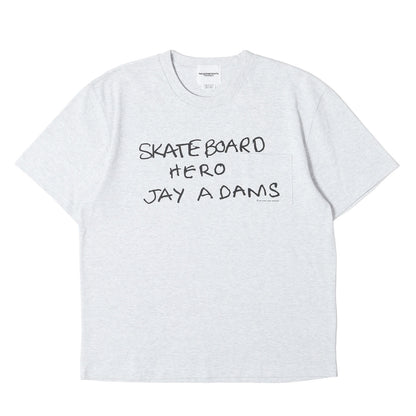 ×Mark Gonzales / SUICOKE レターロゴ クルーネック ポケット Tシャツ