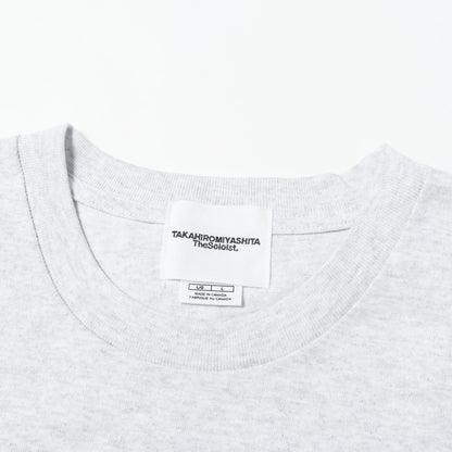 ×Mark Gonzales / SUICOKE レターロゴ クルーネック ポケット Tシャツ