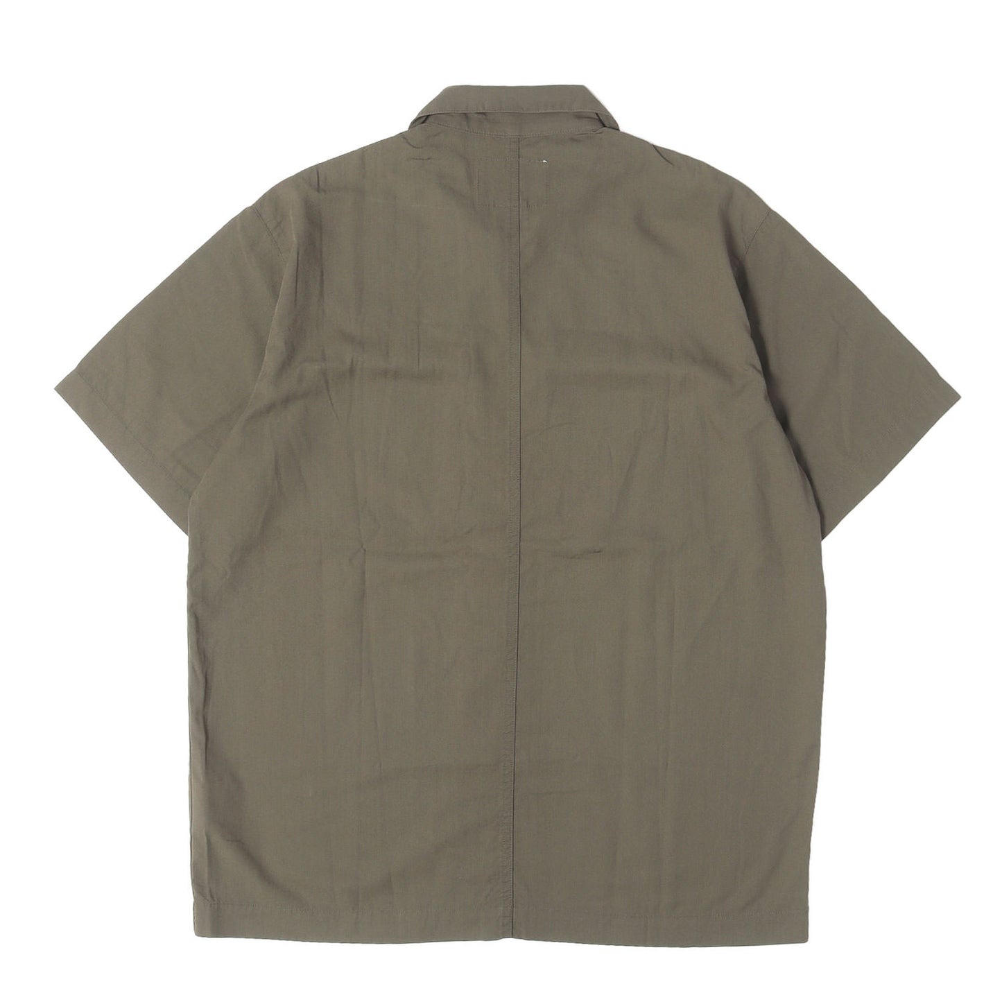 20SS レーヨン/ポリ ミリタリー 半袖シャツ(BUDS SS / SHIRT. RAPO. POPLIN)