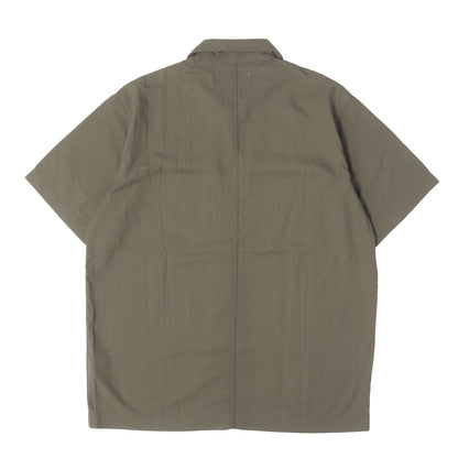 20SS レーヨン/ポリ ミリタリー 半袖シャツ(BUDS SS / SHIRT. RAPO. POPLIN)