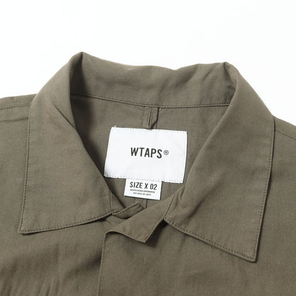 20SS レーヨン/ポリ ミリタリー 半袖シャツ(BUDS SS / SHIRT. RAPO. POPLIN)