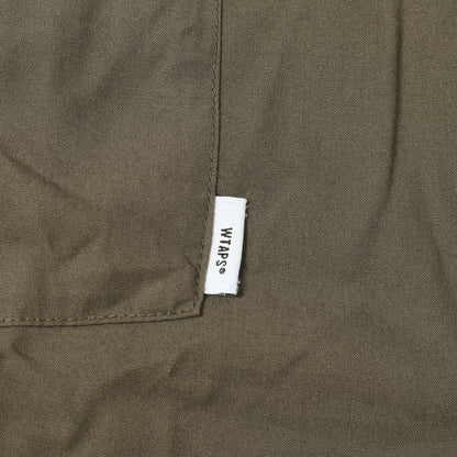 20SS レーヨン/ポリ ミリタリー 半袖シャツ(BUDS SS / SHIRT. RAPO. POPLIN)