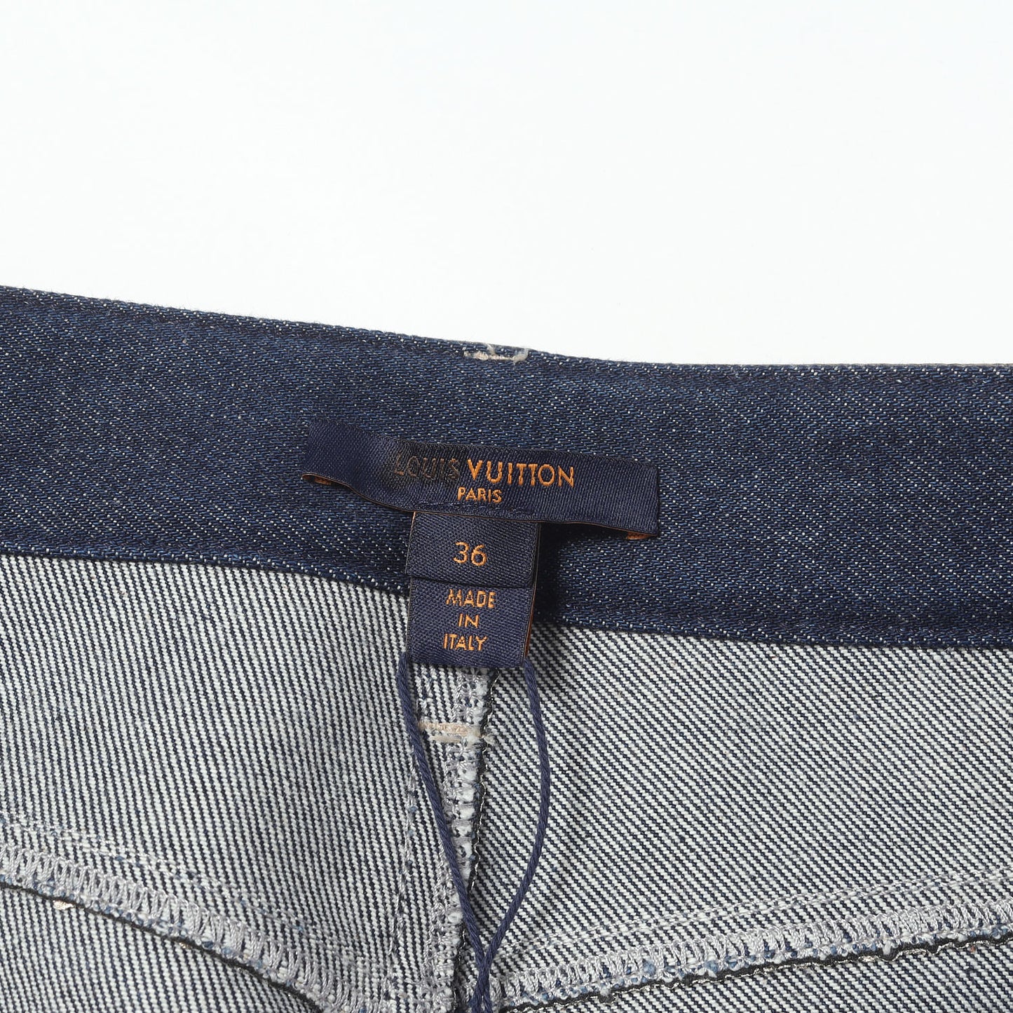 23SS メタリックゴールド コーティング加工 デニム ショーツ