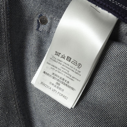 23SS メタリックゴールド コーティング加工 デニム ショーツ
