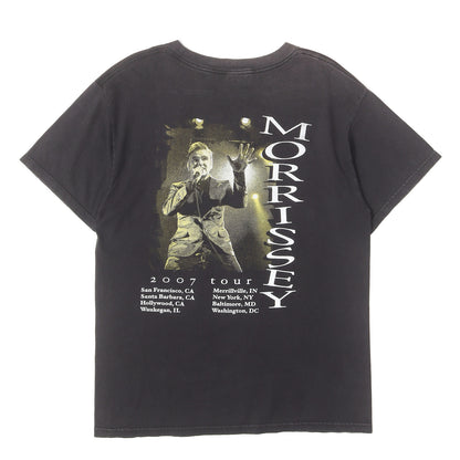 00s Morrissey / モリッシー 2007年ツアー Tシャツ(TENNESSEE RIVERボディ)