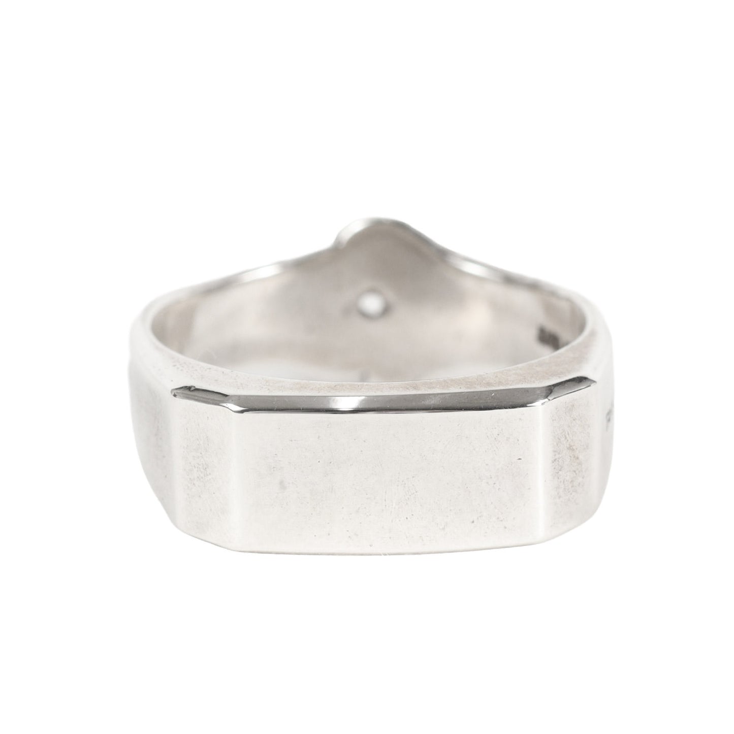 23SS ボーン シェイプ シグネットリング(sa.0021SS23 bone shaped signet ring)