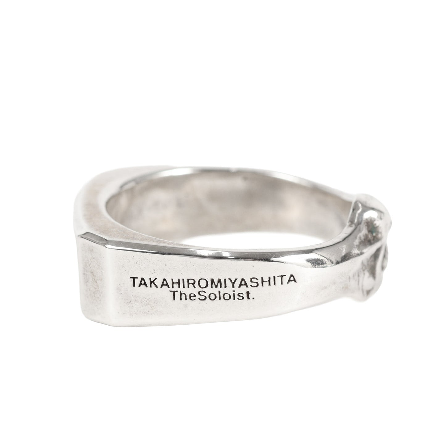 23SS ボーン シェイプ シグネットリング(sa.0021SS23 bone shaped signet ring)