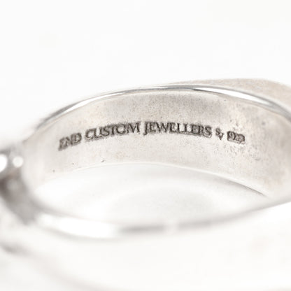23SS ボーン シェイプ シグネットリング(sa.0021SS23 bone shaped signet ring)