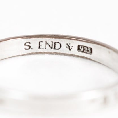 21AW ×END CUSTOM JEWELLERS モールス信号 バンド リング(sa.0042AW21 morse code band ring)