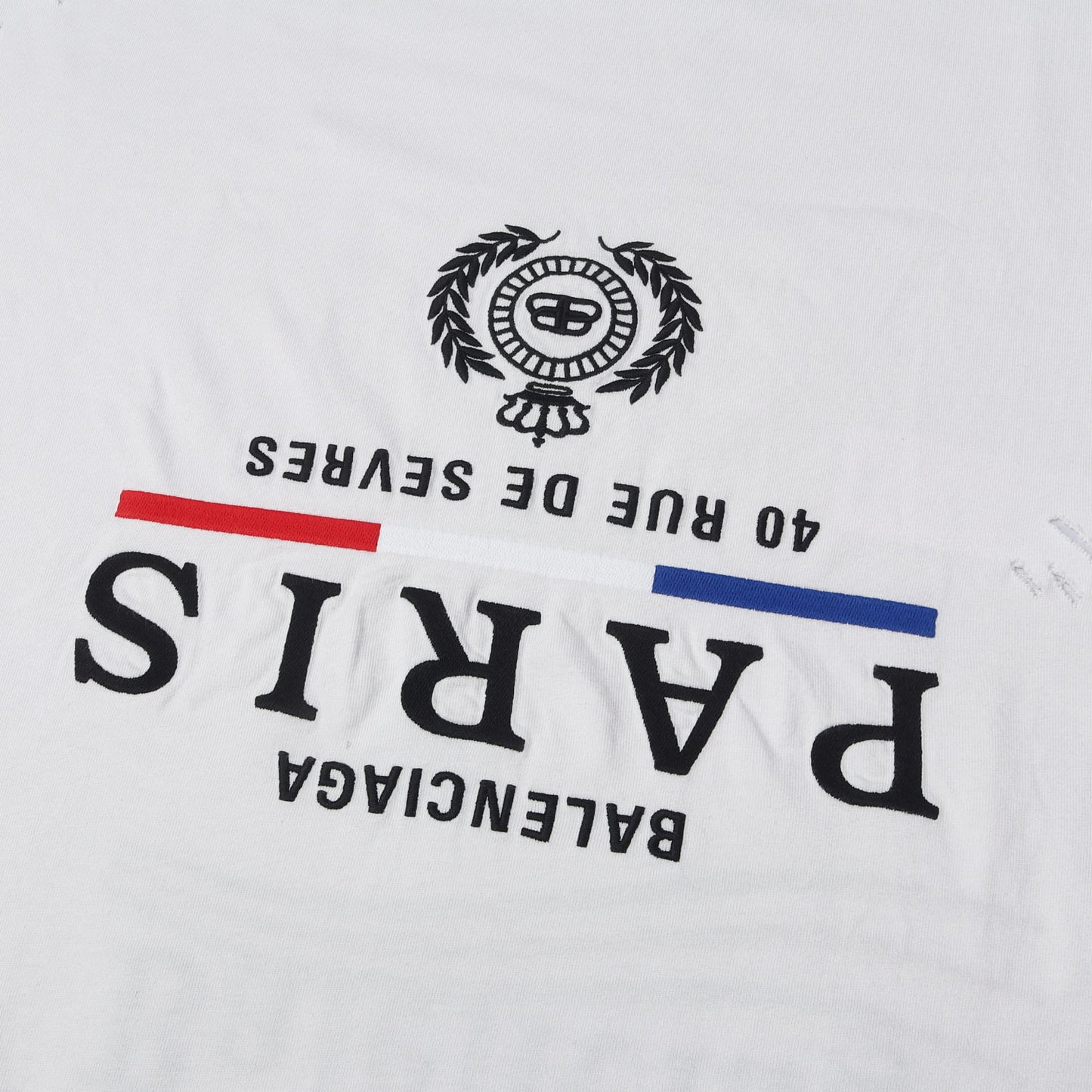22SS ダメージ加工 アップサイドダウン Tシャツ(UPSIDE DOWN)