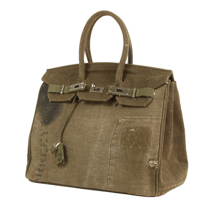 バーキンタイプ ヴィンテージリメイク トラベル トートバッグ(TRAVEL BAG)