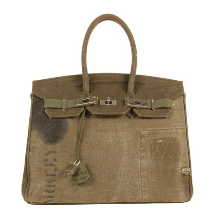 バーキンタイプ ヴィンテージリメイク トラベル トートバッグ(TRAVEL BAG)