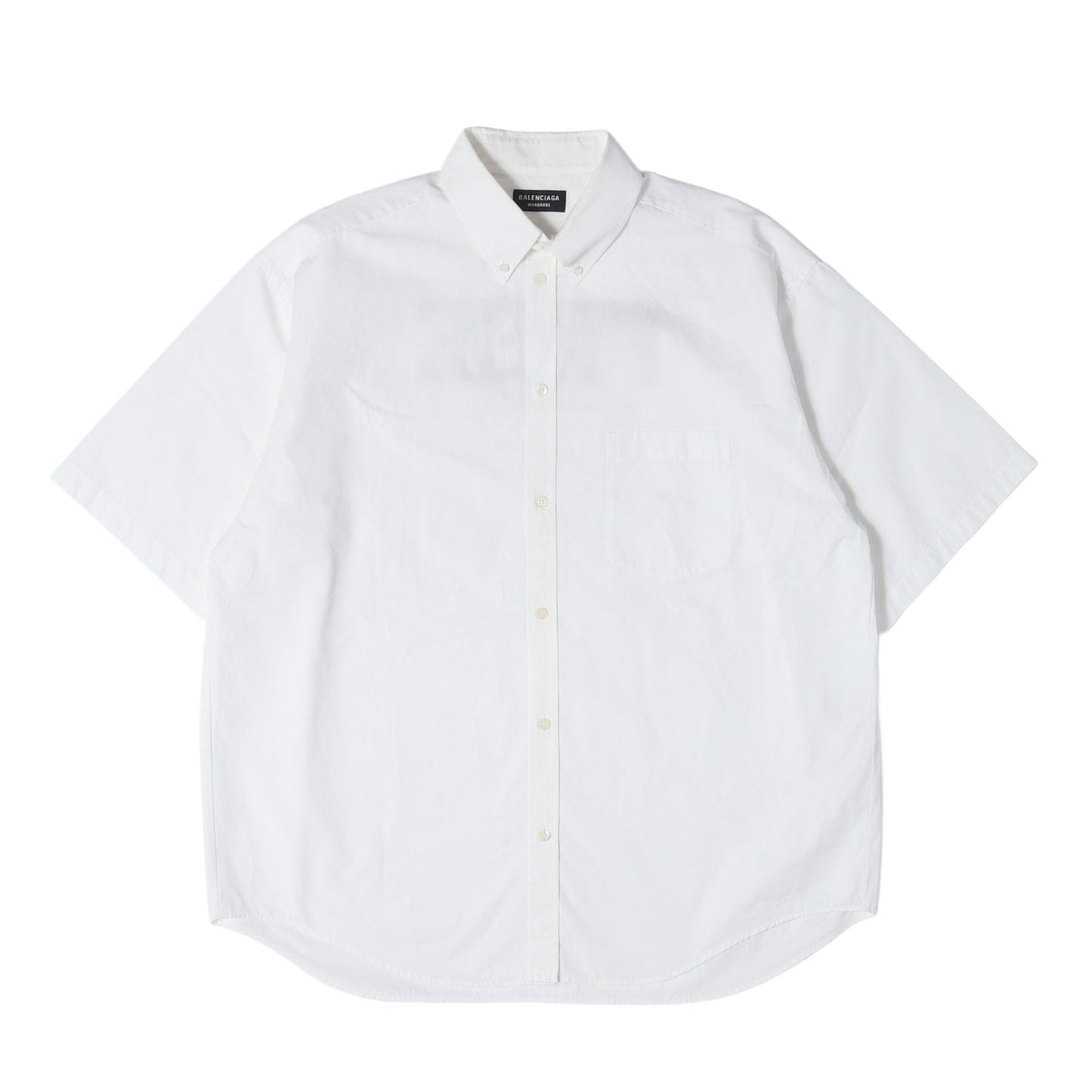 FREEロゴ オーバーサイズ ボタンダウン 半袖シャツ
