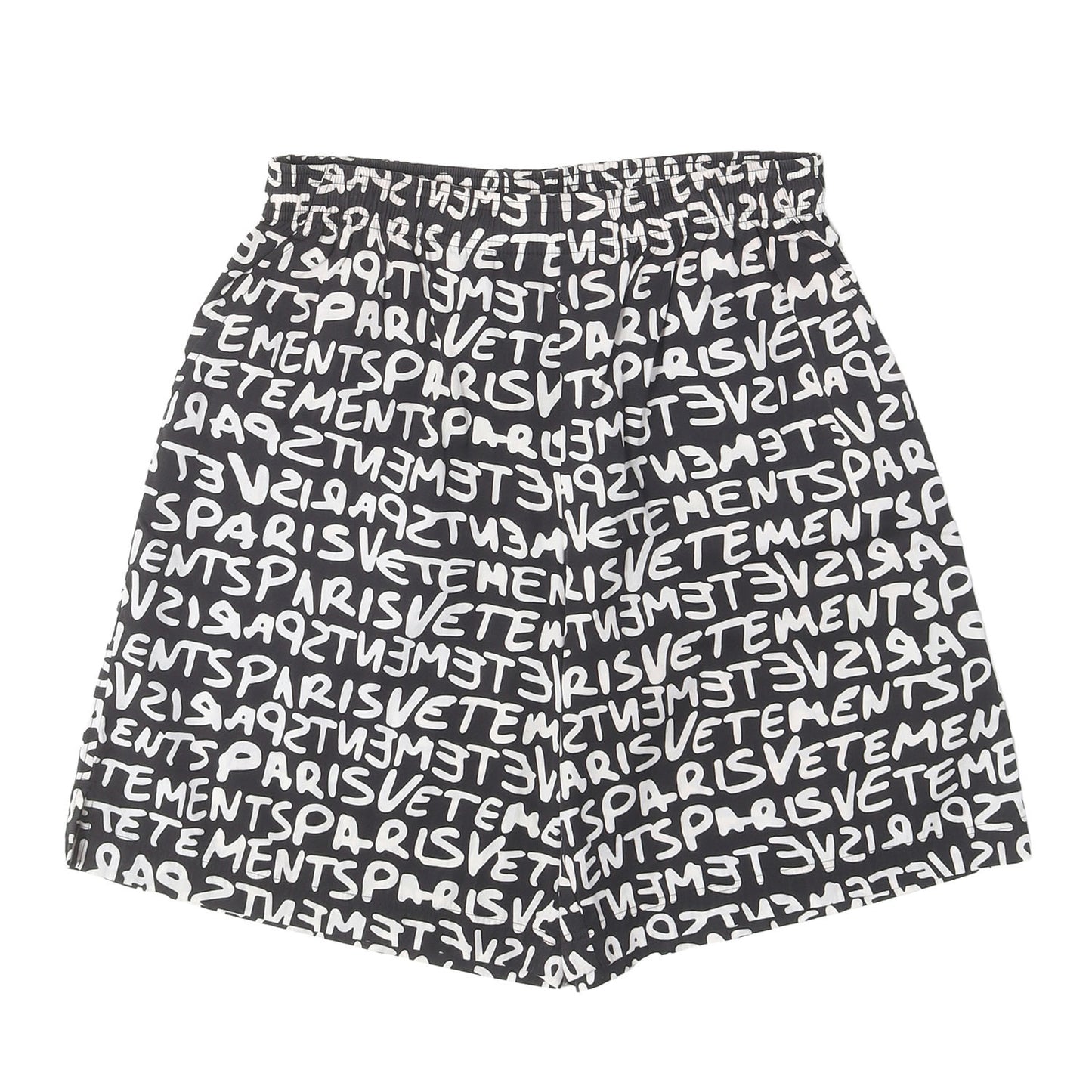グラフィティ柄 コットン イージーショーツ(Grafitti Print Poplin Shorts)