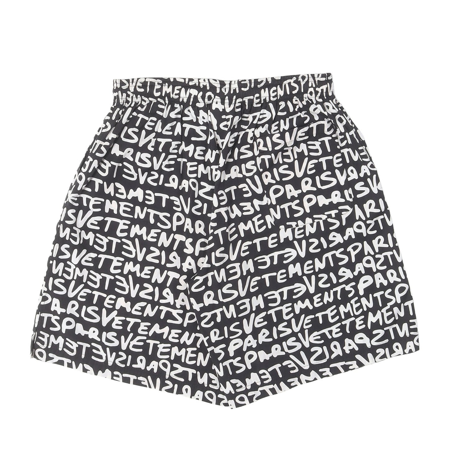 グラフィティ柄 コットン イージーショーツ(Grafitti Print Poplin Shorts)