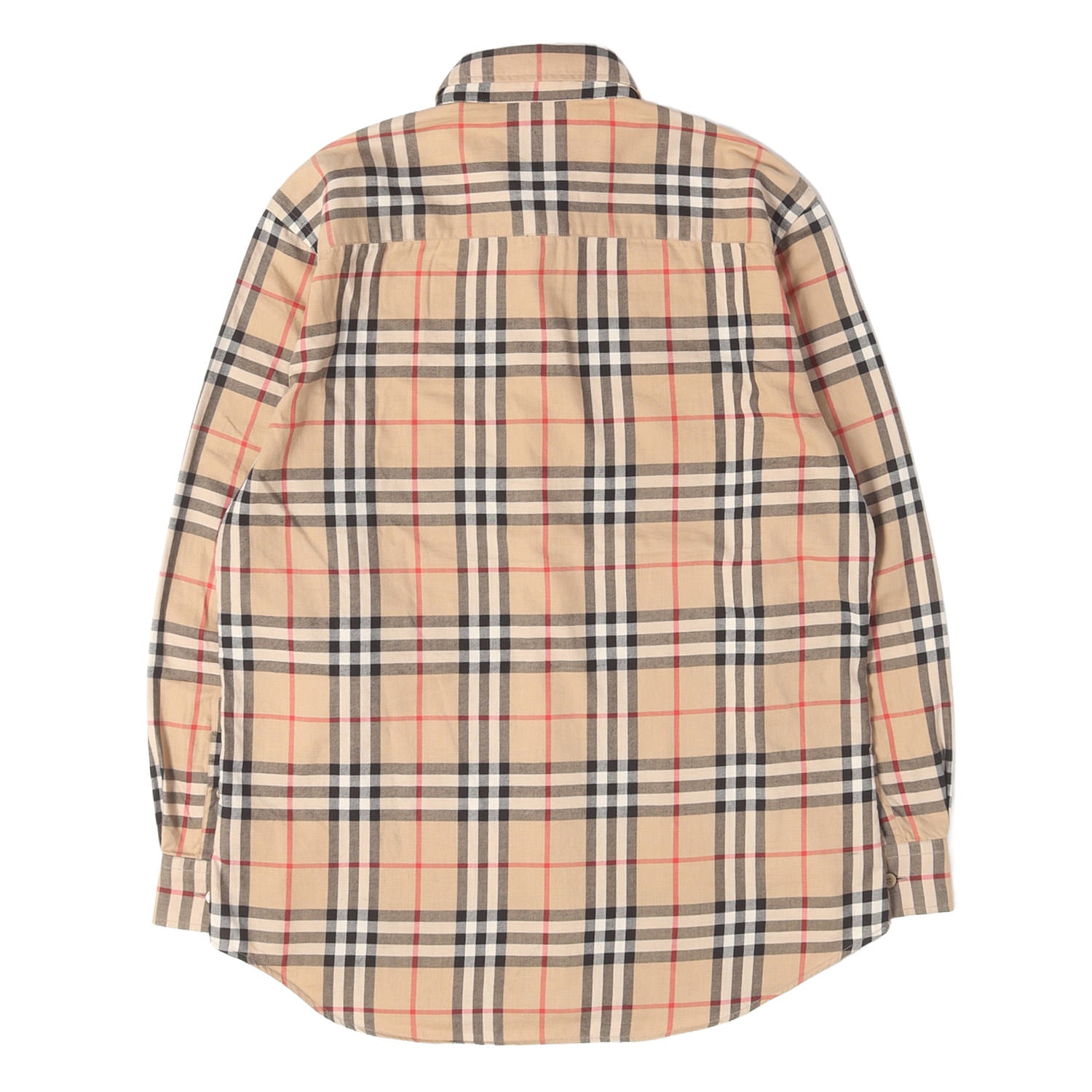 BURBERRY (バーバリー) ノバチェック コットン ボタンシャツ