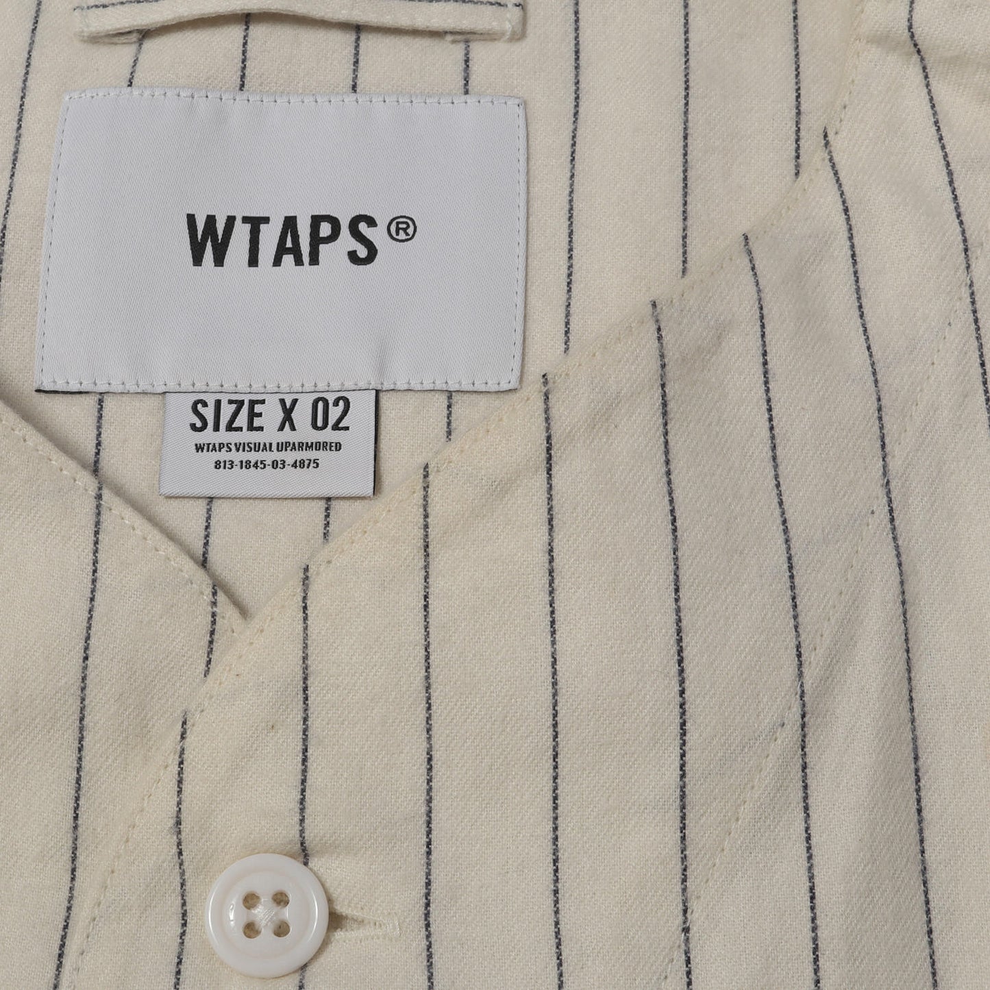 22SS ストライプ フランネル ベースボールシャツ(LEAGUE LS COTTON. FLANNEL STRIPE)