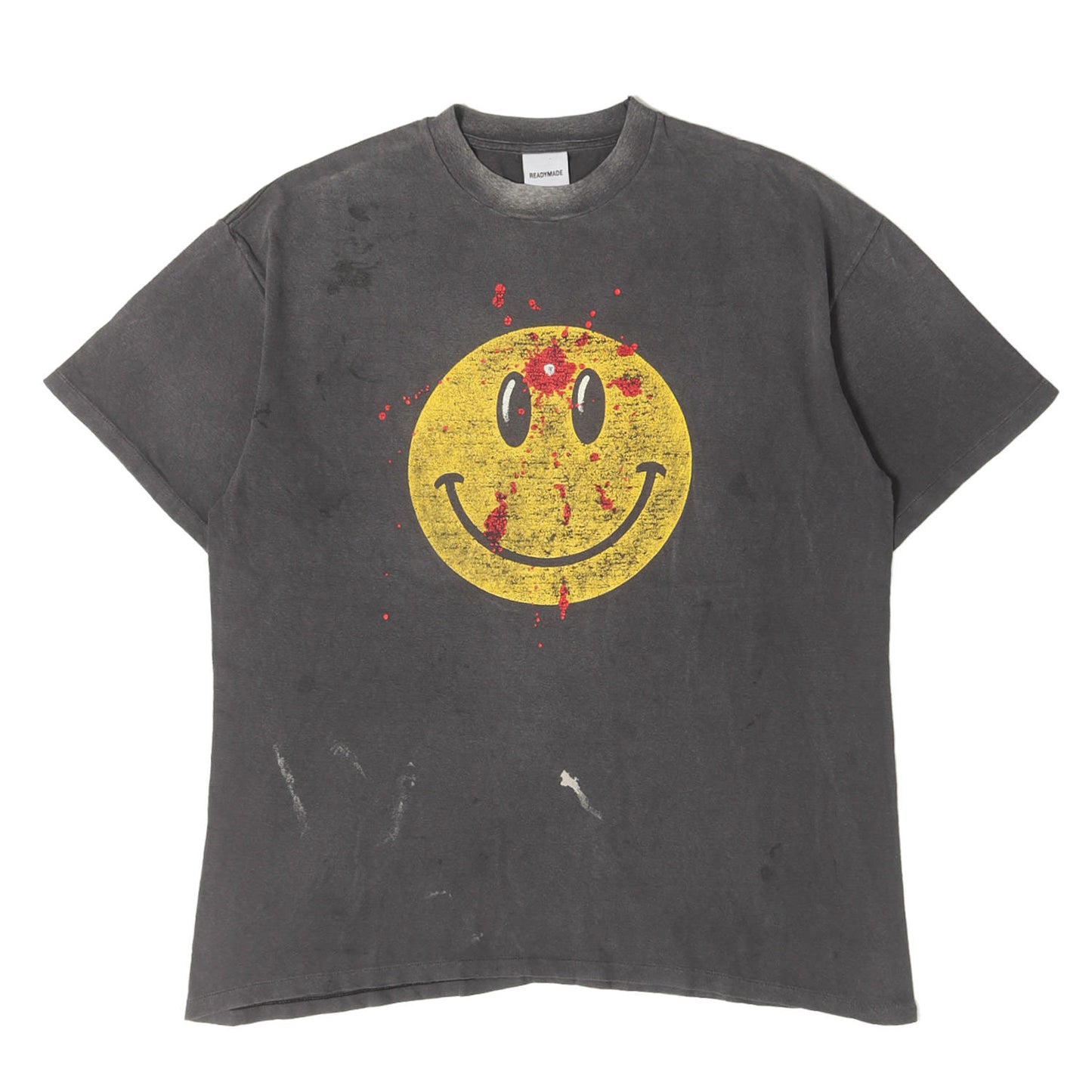 24SS ヴィンテージ加工 グラフィック Tシャツ(SMILE SS T-SHIRT)